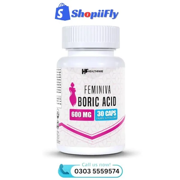 Healthfare Feminiva Boric Acid Vaginal Suppositories In Pakistan
