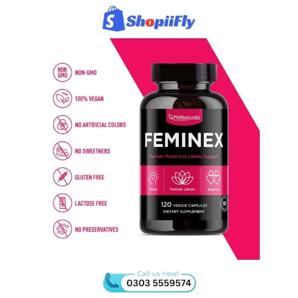 Phinaturals Feminex Female Mood & Libido Support In Pakistan