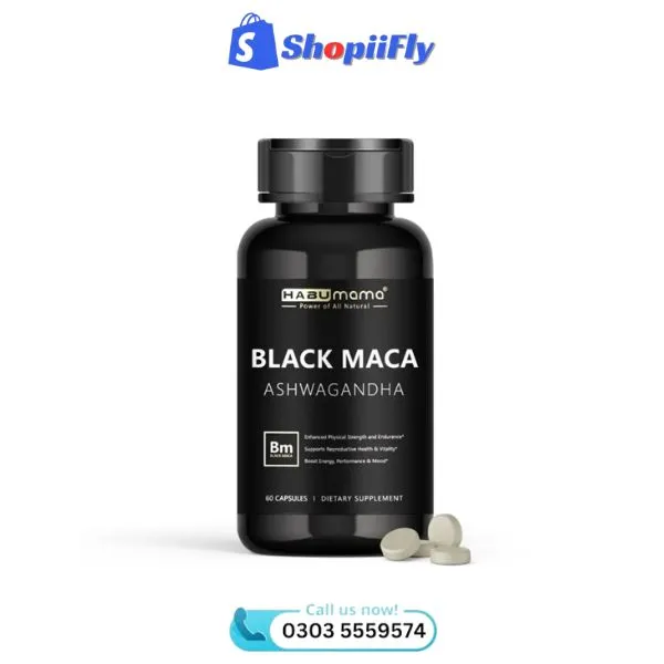 Habumama Black Maca Ashwagandha Capsule In Pakistan